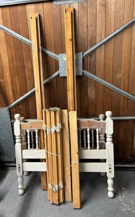 Photo of free Single pine bed (Longthorpe PE3) #1