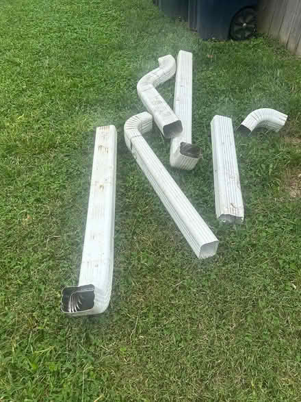 Photo of free Metal downspout parts (20020) #1