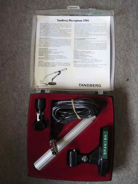 Photo of free Tandberg microphone (Cambuskenneth FK9) #2