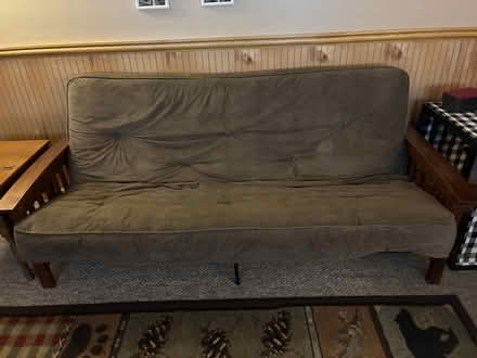 Photo of free Wooden futon (Saugerties) #1