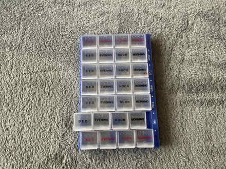 Photo of free daily pill box (Longlevens GL2) #2