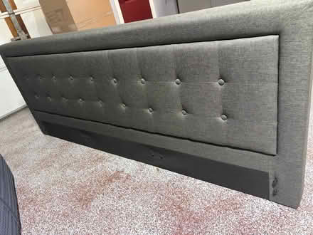 Photo of free King size bed frame (The Woodlands) #1