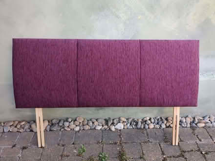 Photo of free Double divan bed base and head board. (Chalton LU4) #4