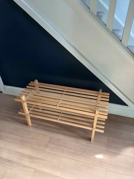 Photo of free Wooden shoe rack (Penrith CA11) #1
