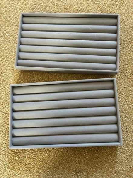 Photo of free 2 x new ring storage trays, stackable (Beckenham BR3) #1