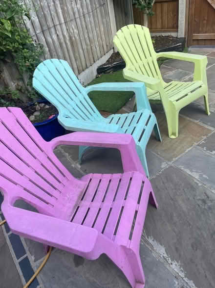 Photo of free Three garden chairs (Diglis WR5) #1