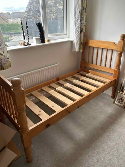 Photo of free Wooden bed frame (St Neots) #4