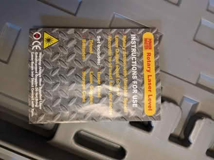Photo of free Rotary laser level with tripod (Central Croydon CR0) #2