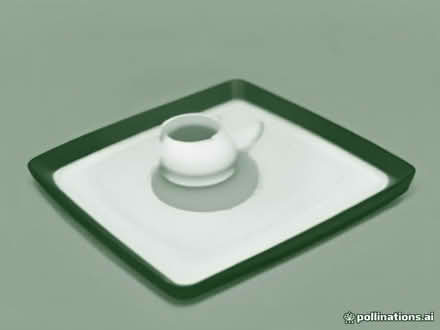 Photo of Rectangular metal tea tray (Eton Wick SL4) #1