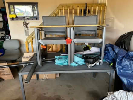 Photo of free FreeFreeFree 6chairstable2umbrellas (Ingersoll) #2