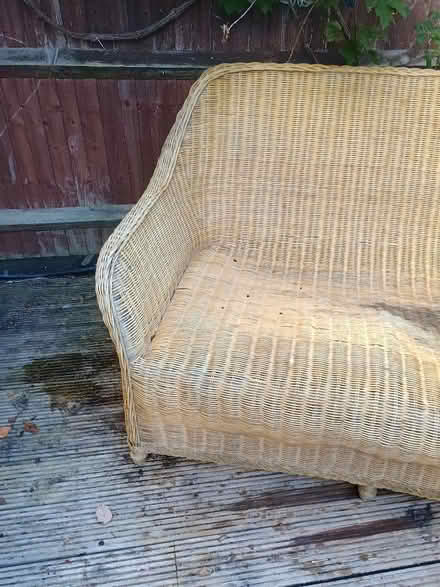Photo of free Large rattan garden sofa (Hampden Park BN22) #2