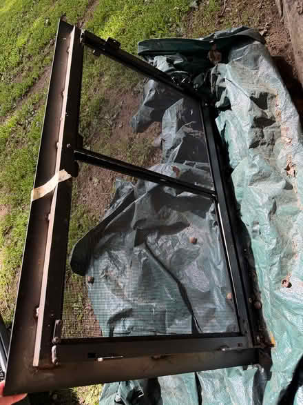Photo of free Iron fireplace insert screen (Pound Ridge) #2