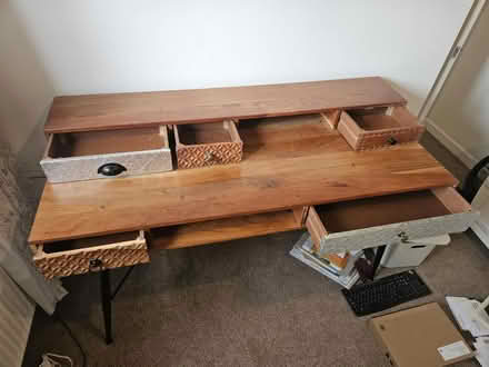Photo of free Hardwood desk (OX12 East Challow) #1
