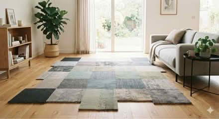 Photo of free BIG LOT of NEW carpet tiles (Phinney Ridge) #1