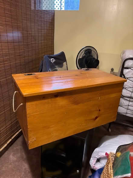 Photo of free Wood toy chest (Groton MA) #1