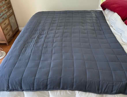 Photo of free 15-pound weighted blanket (West Dublin) #1