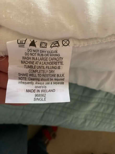 Photo of free Single duvet (Mayfield EH9) #3