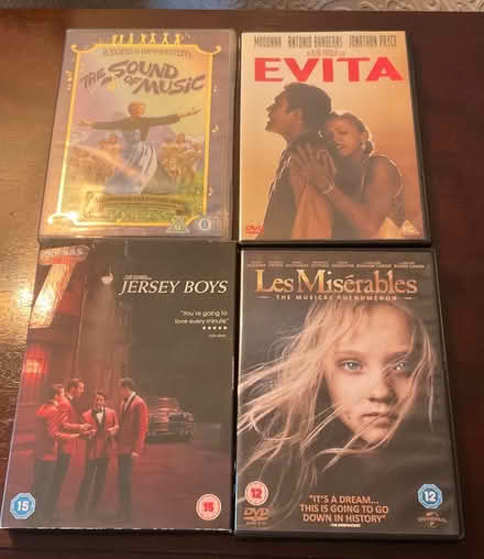 Photo of free Musicals DVDs (Sale M33) #1
