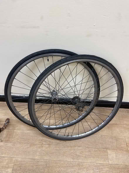 Photo of free Bicycle handlebar and wheels (Brixton SW9) #3