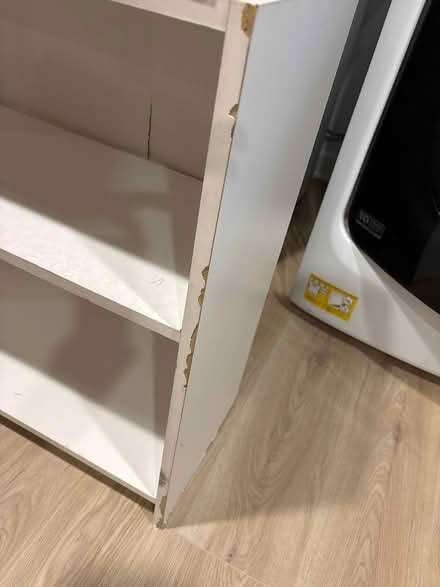 Photo of free white book shelf (Chevy Chase DC) #1