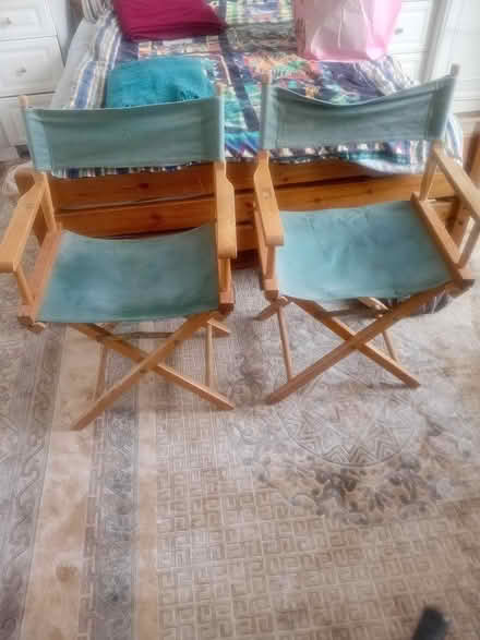 Photo of free Directors chairs green (Teignmouth sea front TQ14) #1