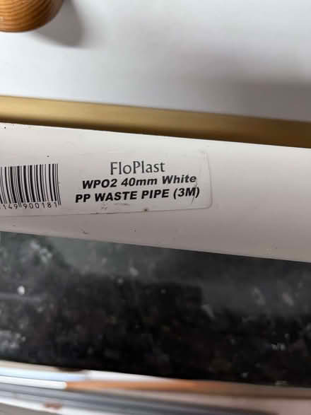 Photo of free 2.4meter of 40mm waste pipe (Oswestry SY11) #1