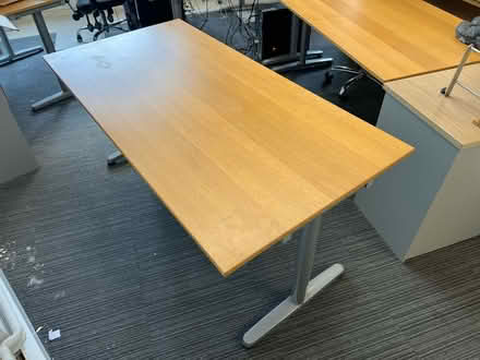 Photo of free 8 x Wooden Office Desks (Warlingham CR6) #1