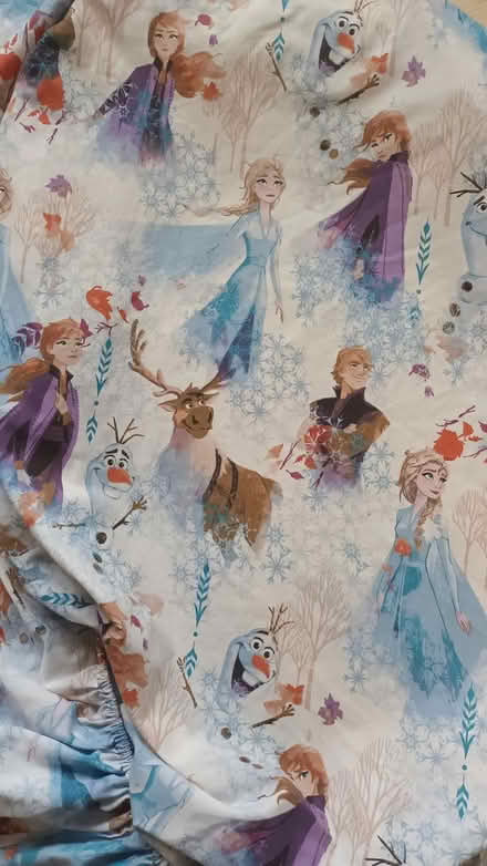Photo of free Single Fitted Bedsheet: Frozen (SW11) #1