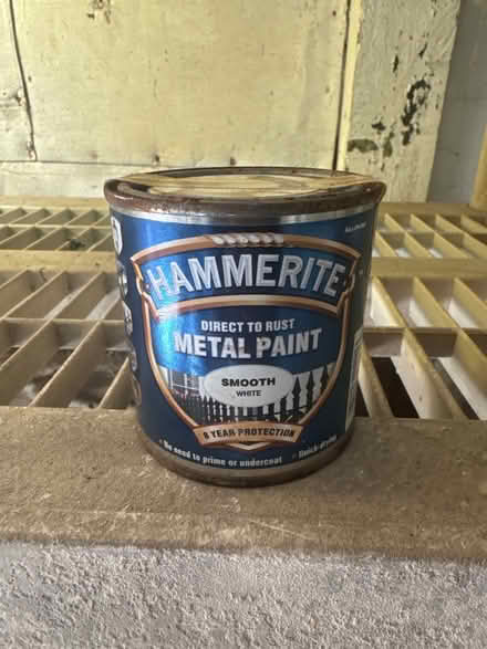 Photo of free Hammerite metal paint - white (HP16) #1