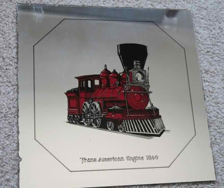 Photo of free Old Train Engines on Mirror Glass (Prospect Hts) #1