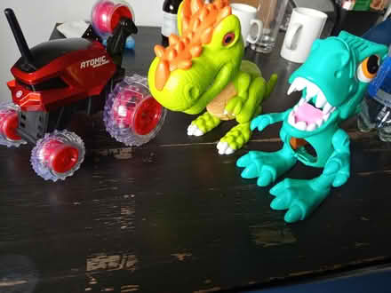 Photo of free Toys, 2 dinosaurs and 1 car (Kenton HA3) #1