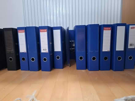 Photo of free Two dozen lever-arch files in blue and black. (Upper Radley OX14) #3