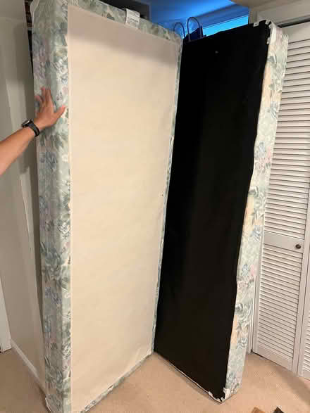 Photo of free Queen bed frame, head and footboard (Tenleytown) #3