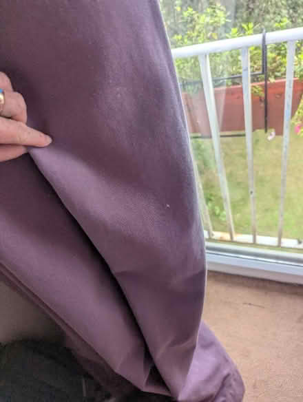 Photo of free Large purple curtains (Patcham BN1) #2