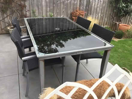 Photo of free Garden table & chairs (Clay Pit EX4) #1