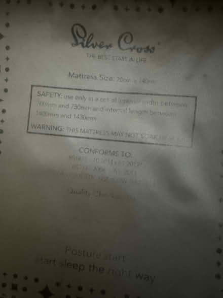 Photo of free Cot bed mattress (Greater Leys OX4) #4