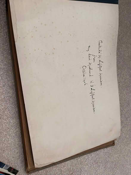 Photo of free Antique postcard album (inscribed 1906) (Chilton OX11) #2