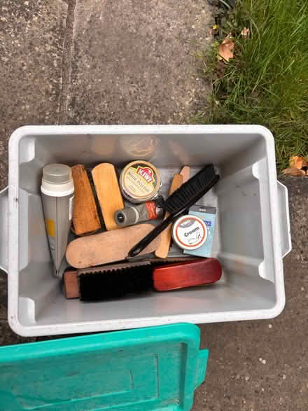 Photo of free Tub of shoe cleaning brushers (UpperHale GU9) #1