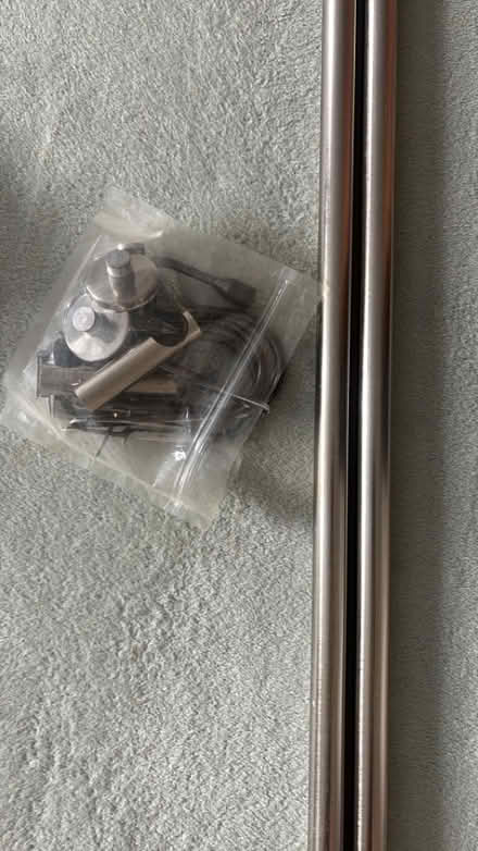 Photo of free 2 x curtain poles & fittings (Whirlow S11) #1