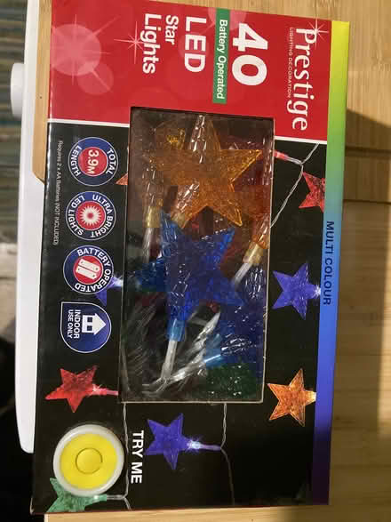 Photo of free Battery operated led star lights (Battersea SW11) #1