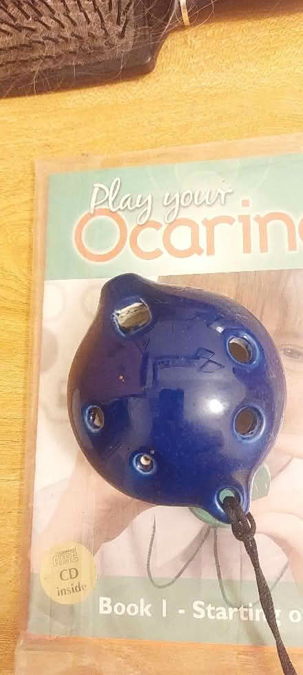 Photo of free OCARINA wind instrument and book (Lower Weston BA1) #1