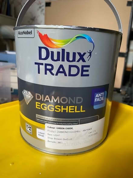 Photo of free Paint: Dulux eggshell 'Green Oxide' 2 litres (De Parys MK40) #1