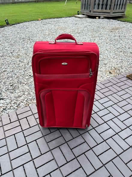 Photo of free Red Large Checked Bag (Big Bethel/Saunders HPT) #1