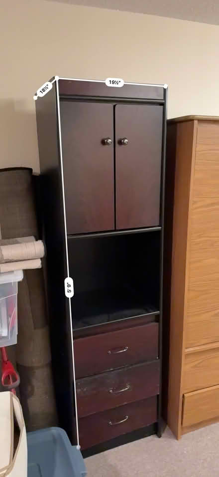 Photo of free Wood cabinet x2 (Glen abbey, Oakville) #1
