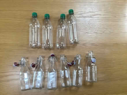 Photo of free Small Kilner and plastic bottles (Godalming GU7) #1