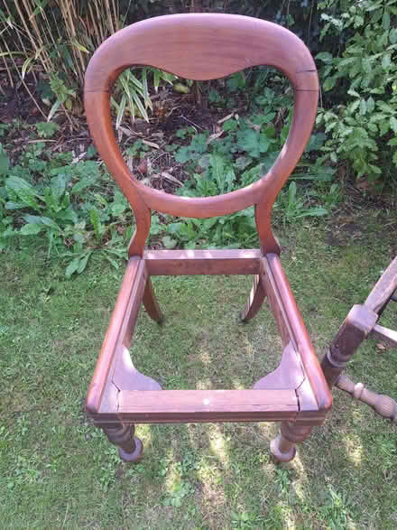 Photo of free 3 antique chair frames (Grange CH48) #2