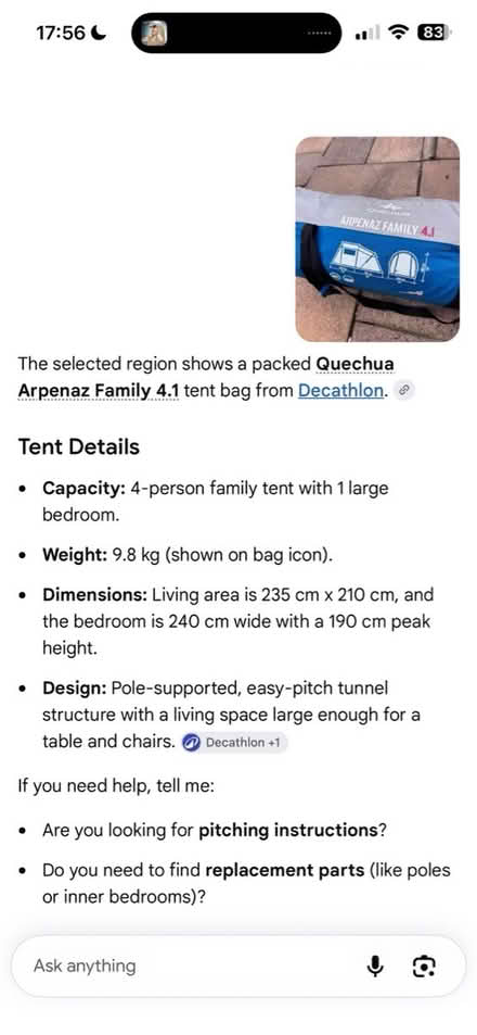 Photo of free Quechua Arpenaz Family 4.1 Tent (Cosby) #4