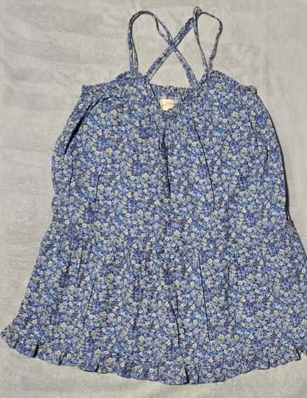 Photo of free Blue Floral Strappy Summer Dress S (West 7th) #1