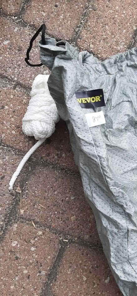 Photo of free Vevor tent trailer storage tarp (Hiawatha Park) #2