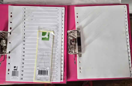 Photo of free 2 A4 lever arch files, spine labels (West Watford, WD18) #2
